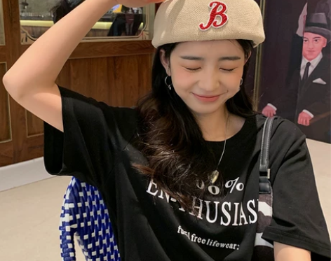 ?小众个性帽子女春夏新款复古反戴贝雷帽in...