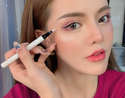 彩色眼线液笔女白色极细持久防水不晕染不脱色...