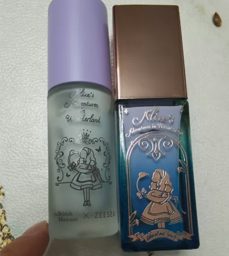 滋色隔离，绿，紫两个颜色，剩余2/3以上，...