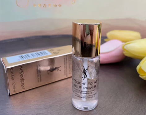 YSL圣罗兰金箔妆前乳隔离10ml 用过两...