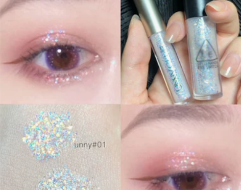 UNNY液体眼影亮片一滴泪超闪亮晶晶细闪闪...