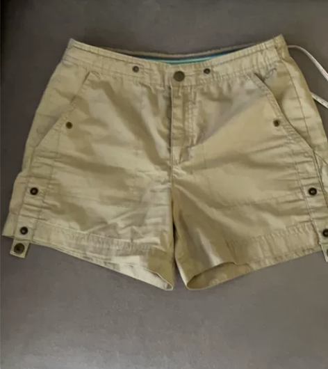 女士短裤 具体尺寸如下：  1、卡其色款（...