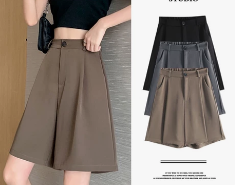 【全新22.5元包邮】西装短裤女夏薄款宽松...