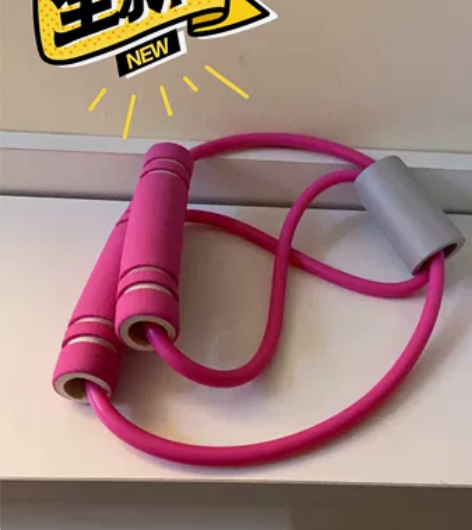 健身运动训练开肩开背弹力带拉力绳8字拉力器...