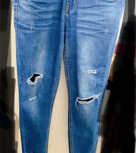 女士上衣破洞牛仔裤黑色长裙春夏季八分裤 1...