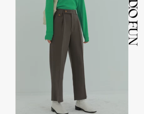 StudioFun 2021冬季新款复古腰...