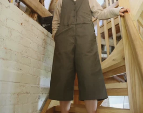 wokerker 秋装复古深茶色厚弹力棉工...