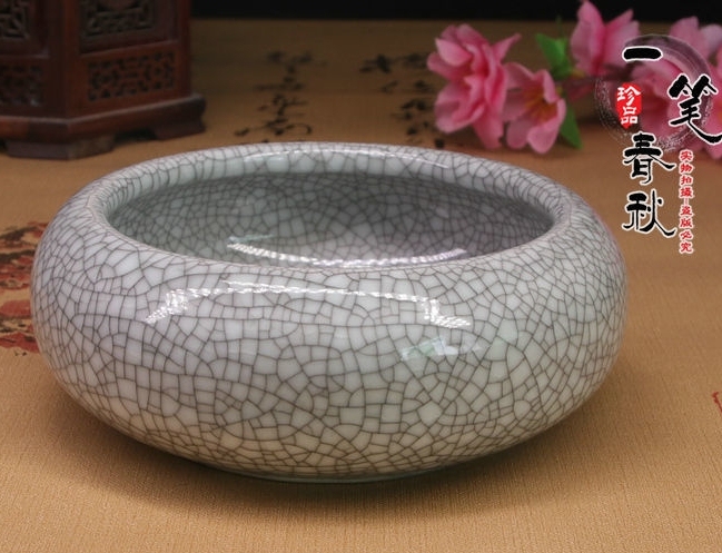 陶瓷笔洗洗笔缸冰裂笔洗