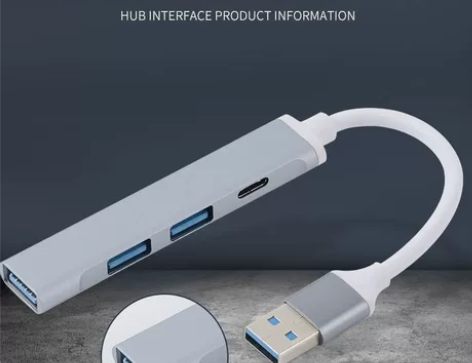 电脑usb扩展器笔记本车载拓展坞usb3....