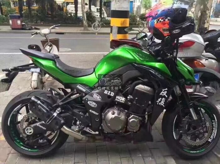 川崎Z1000改装兄弟排气 Z1000排气...