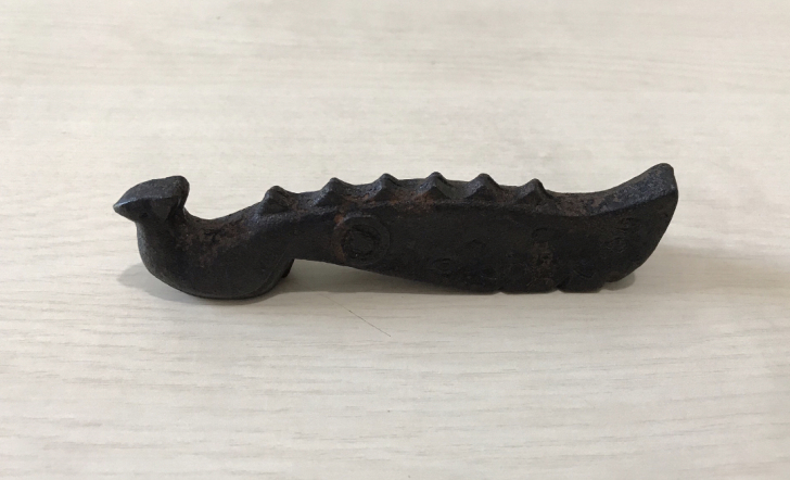 日本回流 铸铁笔架 笔搁 笔山 毛笔架 文...