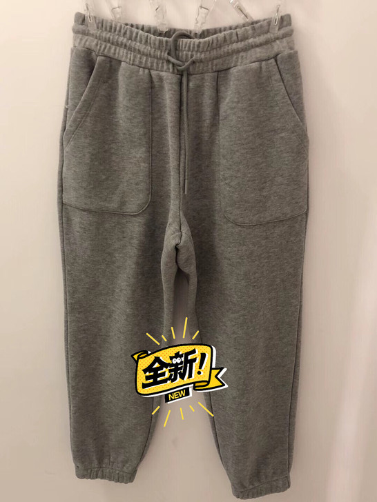 热风百搭基础加绒运动裤卫裤f28w0402...