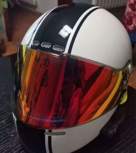 摩托车复古头盔德国进口cfr低价出售,号码...