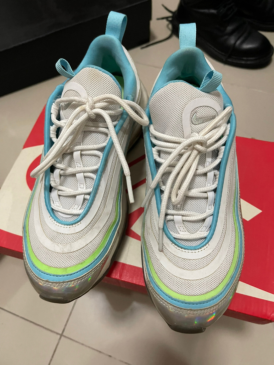 Nike airmax 蓝白拼接 运动鞋