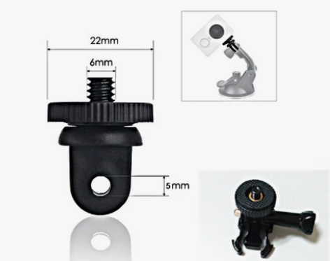 【包邮】gopro大孔转接头小蚁山狗her...