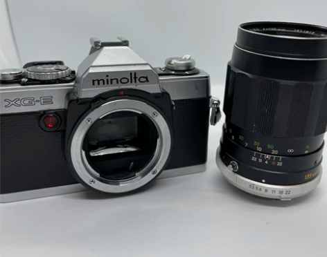 美能达XG-E 135胶卷单反相机 机身 ...