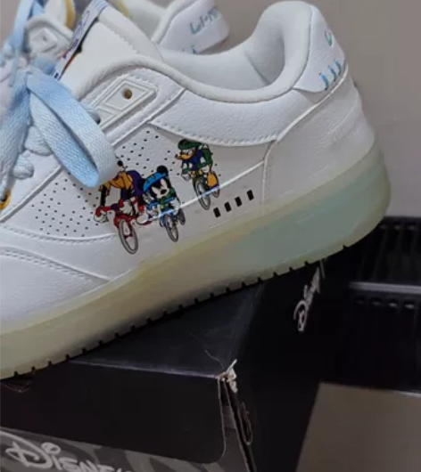 ?李宁板鞋男鞋女鞋迪士尼联名款小白鞋米… ...