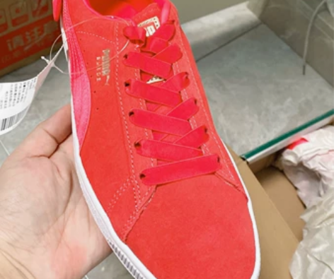 全新彪马鞋后带蝴蝶结女鞋,38,39均可穿...