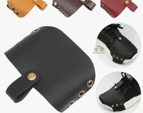 摩托车装饰改装配件通用复古挂档护鞋套挂档保...