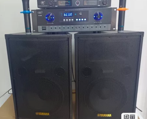 二手雅马哈12寸大功率舞台ktv音箱套装户...