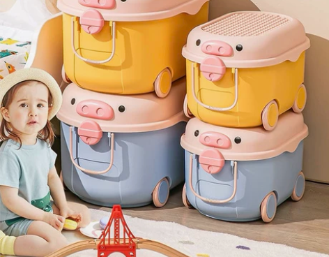 【包邮全新】星优正品全新儿童玩具收纳箱子有...