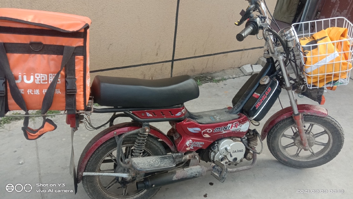 助力摩托车,外卖助力车,不用上牌,之前跑外...