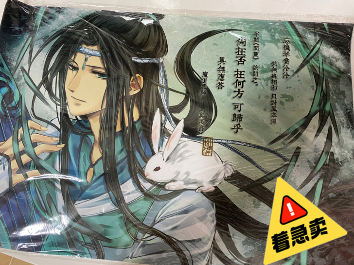 在漫展上买的魔道祖师海报