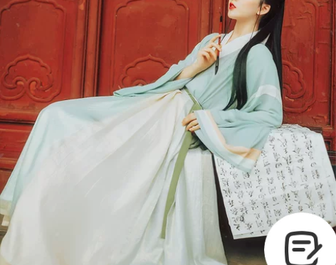 【淡竹叶】花朝记汉服原创 魏晋制复原款襦裙...