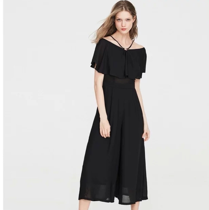 only  雪纺连体裤