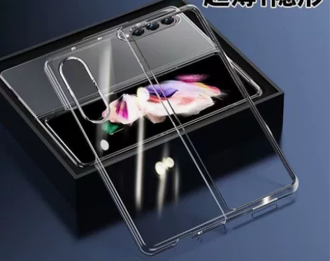 三星Zfold4折叠手机保护壳透明全包硬壳...