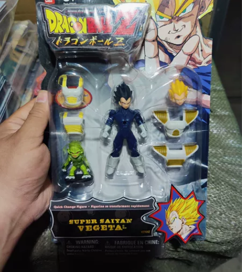 七龙珠欧版 赛亚人王子贝吉塔 可换装 可动...