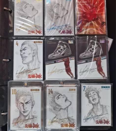 摩卡灌篮高手第二弹各种彩绘 手绘 球队卡 ...