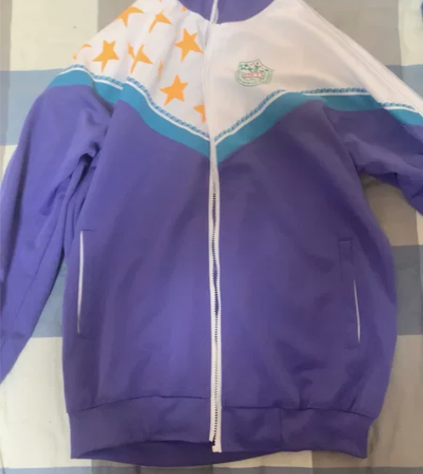 东北师大附中黄星校服上衣175码,九成新无...