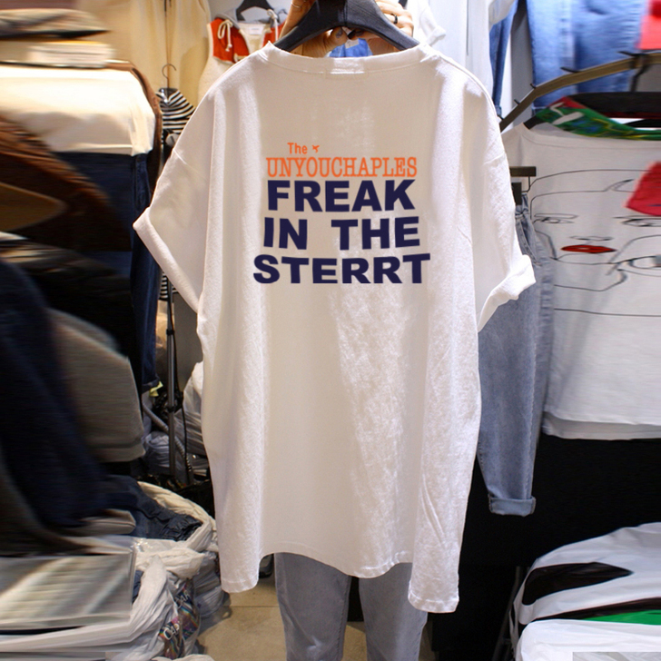 喜蝶诗T恤全新一件白色S码 宽松版下衣失踪...