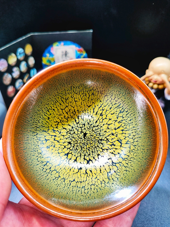 【绿鹧鸪建盏】小妮推荐!陈贤聪师傅新品~绿...