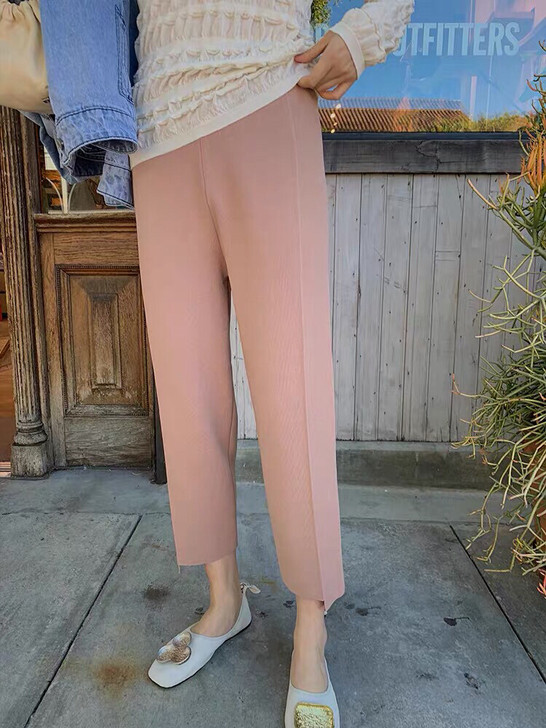 夏季冰丝裤,马卡龙粉色,好夏天~9.5成新