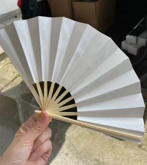 出口日本纸扇，可画画。有烫金边，有真选组图...