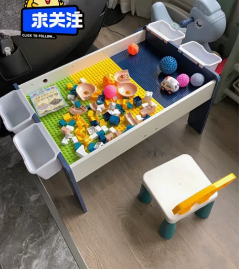 【顺丰包邮】厂家清仓处理一批儿童积木桌子多...