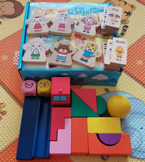 巧虎益智拼搭组 满100包邮 感兴趣的话点...
