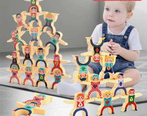 儿童大力士叠叠高积木玩具男女孩早教益智亲子...