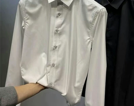 柜2千+ 轻奢高端 丝滑垂感抗皱商务衬衣男...