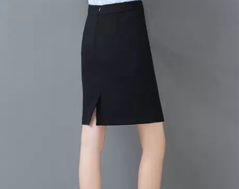春夏职业裙包裙包臀黑色半身裙一步裙工装短裙...