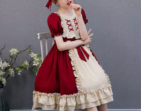 连衣裙萝莉塔裙女童初秋衣服2022迪士尼洋...