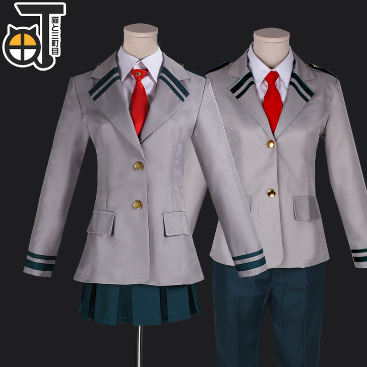 【三町目】小英雄cos校服我的英雄绿谷爆豪...