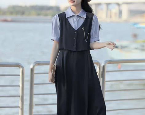 夏款女装2022年新款设计感小众法式温柔风...