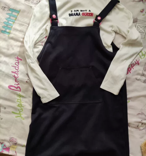 背带裙藏青色不适合我现在的风格闲置了 喜欢...