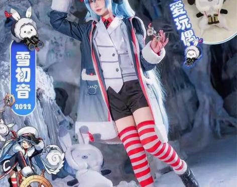 【出】2022雪初音雪未来初音未来cos服...