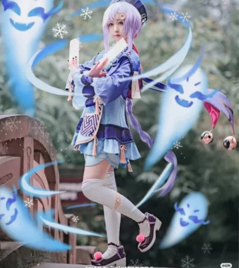 （预售）冻冻回魂夜 原神 七七大全套cos...