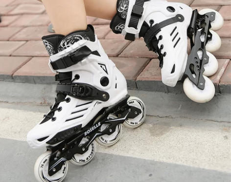 洛神溜冰鞋成人直排轮男女初学轮滑鞋成年专业...