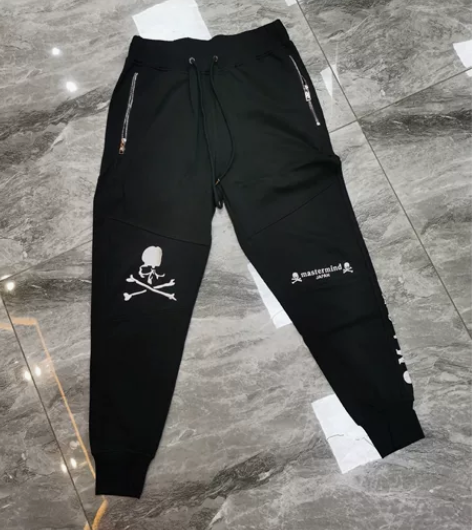 春秋款潮牌骷髅元素休闲裤，全棉面料，不起球...